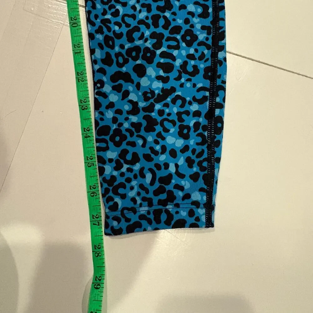 Nike Blue Cheeta Leggings